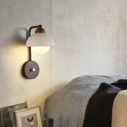 Applique murale décorative en pierre naturelle avec LED intégrée — LZ4X9P2