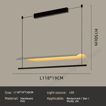 Lustre suspension minimaliste élégant pour intérieur moderne — LZ7X9Q