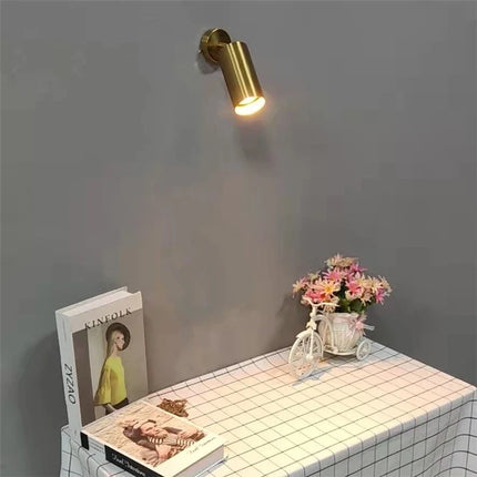Applique murale LED en fer avec éclairage rotatif 360° — LZ4X9P