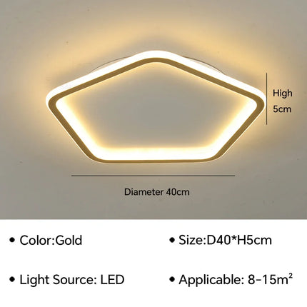 Lustre LED moderne à formes multiples pour décoration — LZ4X9P2Q