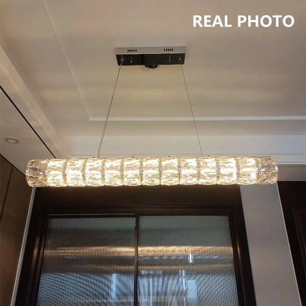Lustre moderne LED en cristal K9 pour décoration intérieure — LZ4X9M
