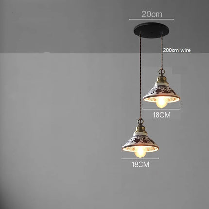 Suspension LED moderne en céramique pour intérieur — LZ4X9P2