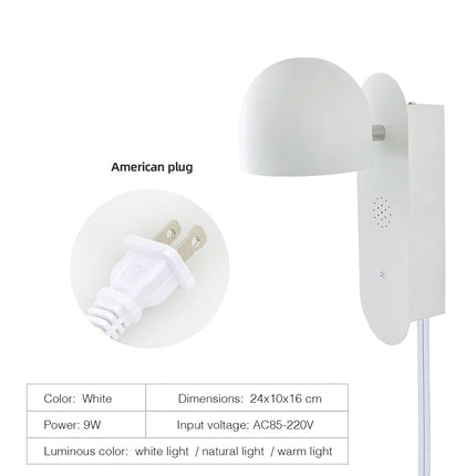Applique murale LED rotative et réglable pour décoration intérieure — LZ4P9XQ