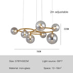 Lumière or-7 / Transparent / Lumière chaude-3000K