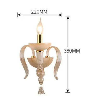 Lustre LED en cristal pour décoration intérieure élégante — LZ4X9P