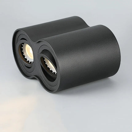 plafonnier led rond avec ampoule remplaçable et angle réglable
