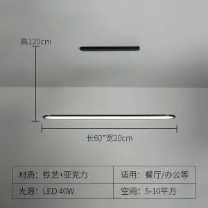 Lustre suspension LED au design minimaliste pour éclairage — LZ4P9XQ