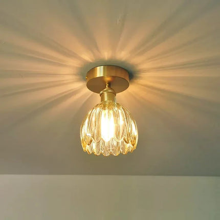 Plafonnier moderne en verre lumineux pour intérieur et extérieur — LZ4QX9