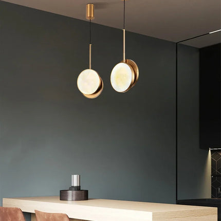 Lustre double face en marbre pour décoration intérieure moderne — LZ4X9Q2