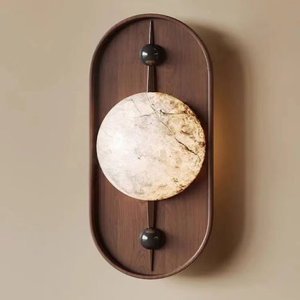 Applique murale LED rétro en marbre pour décoration moderne — LZ4T9XQ