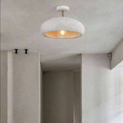 Plafonnier moderne avec abat-jour effet pierre Kery — LZ4G7XQ