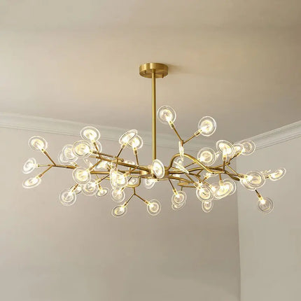 Lustre décoratif feuilles de pissenlit pour intérieur élégant — LZ4G7X2