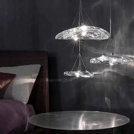 Suspension en verre au style art déco pour éclairage raffiné — LZ4X9P2
