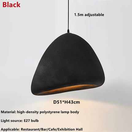 Suspension LED au style japonais wabi sabi pour intérieur moderne — LZ4X9P