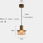 Verre B-Ambre / Lumière chaude 3000K