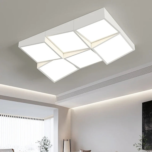 Lustre moderne en acrylique et aluminium pour intérieur — LZ4X9P