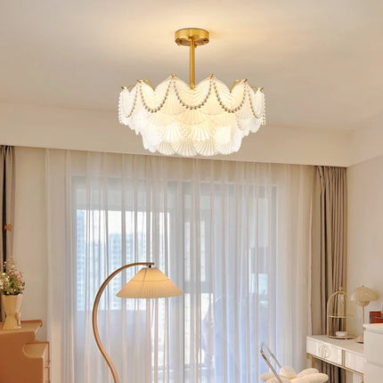 Lustre en cristal forme coquille Feng Shui — LZ4X9T2