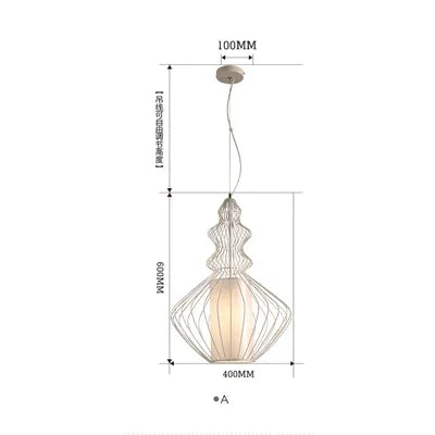 Suspension vintage style aristocrate pour plafond haut en restaurant et hôtel — LZ4X9M