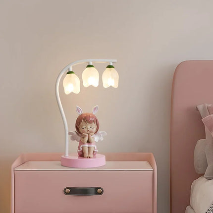 Lampe de bureau enfant design lapin princesse mignon — LZ4T9Q2