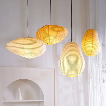Lustre LED décoratif style japonais Wabi Sabi Isamu Noguchi — LZ4X9P2