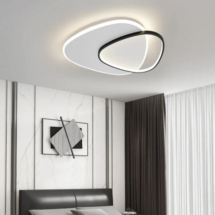 Plafonnier LED ultra mince moderne avec télécommande — LZ4X9M