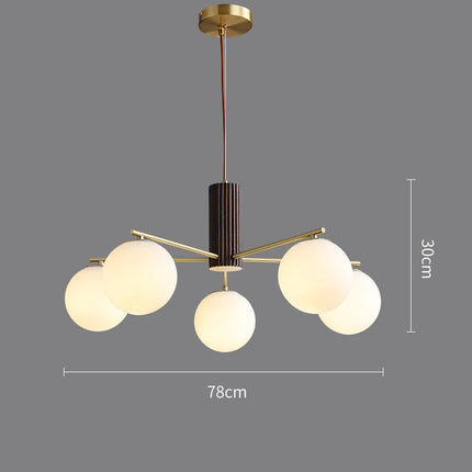 Lustre japonais en cuivre au style rétro médiéval pour intérieur élégant — LZ4X9P2