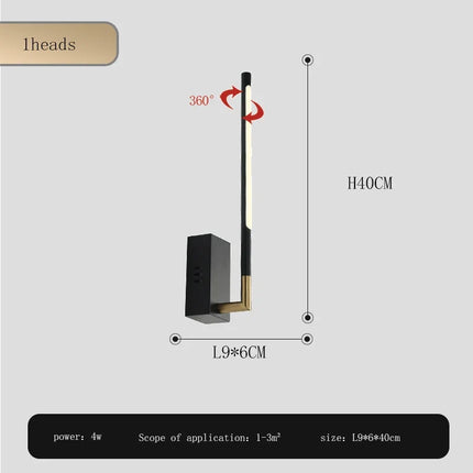 Lustre LED en forme de bâton pour décoration intérieure — LZ4X9P