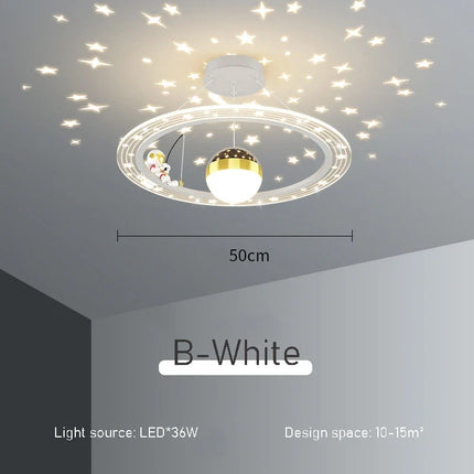 Lustre LED rond à gradation pour chambre d’enfant — LZ4X9T1