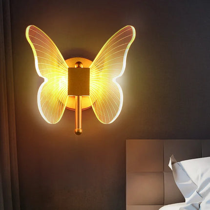 Lustre suspension papillon en acrylique pour décoration maison — LZ4X7P