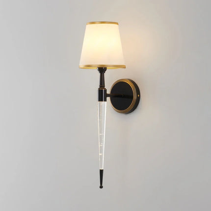 Applique murale rétro en cristal pour salon et chambre — LZ4X9T