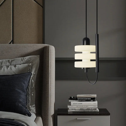 Suspension LED moderne en verre avec câble réglable — LZ4P9XQ