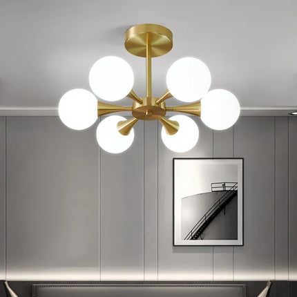Lustre en verre pour éclairage décoratif intérieur — LZ4X9M