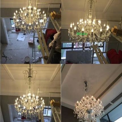 Lustre en cristal de luxe pour hôtels et projets d’éclairage — LZ7XQ2