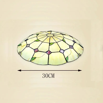 Lustre suspension bohème méditerranéen en vitrail pour intérieur — LZ4X9P2