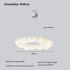 Lampe suspendue 49cm / AC110V / Trois couleurs