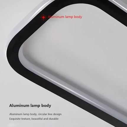 Lustre LED moderne avec télécommande et intensité variable — LZ4P9XJ