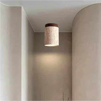 Plafonnier minimaliste en pierre pour ambiance apaisante — LZ4X9T2