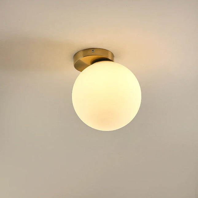 Applique murale LED boule décalée style nordique minimaliste pour salon et chambre — LZ4X9T2