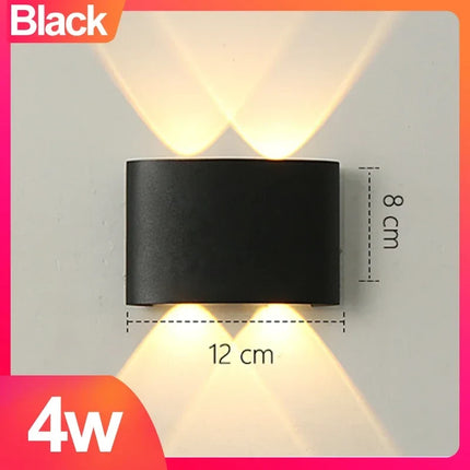 Applique murale LED étanche aluminium éclairage haut et bas extérieur — LZ4X9P2