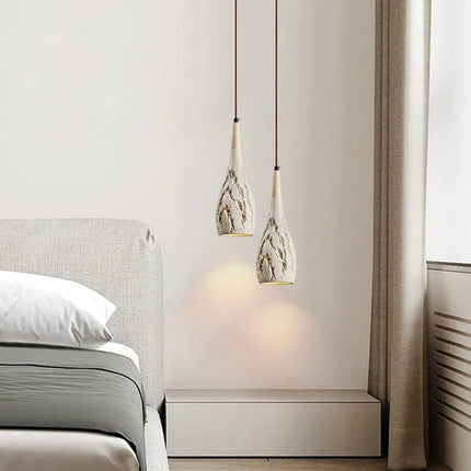 Suspension LED style loft en béton pour restaurant et bar — LZ4D9X1