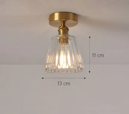 Plafonnier moderne en verre lumineux pour intérieur et extérieur — LZ4QX9