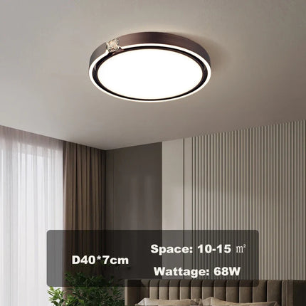 Plafonnier LED design diamant style nordique haut de gamme — LZ4X9P2Q