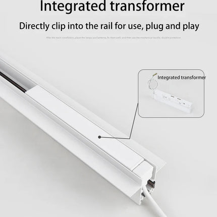 rails d'éclairage magnétiques led à intensité variable spot zigbee cob