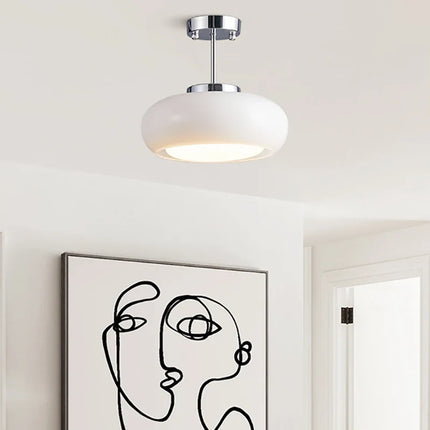 lustre moderne en verre luminaires suspendus métal doré et chromé