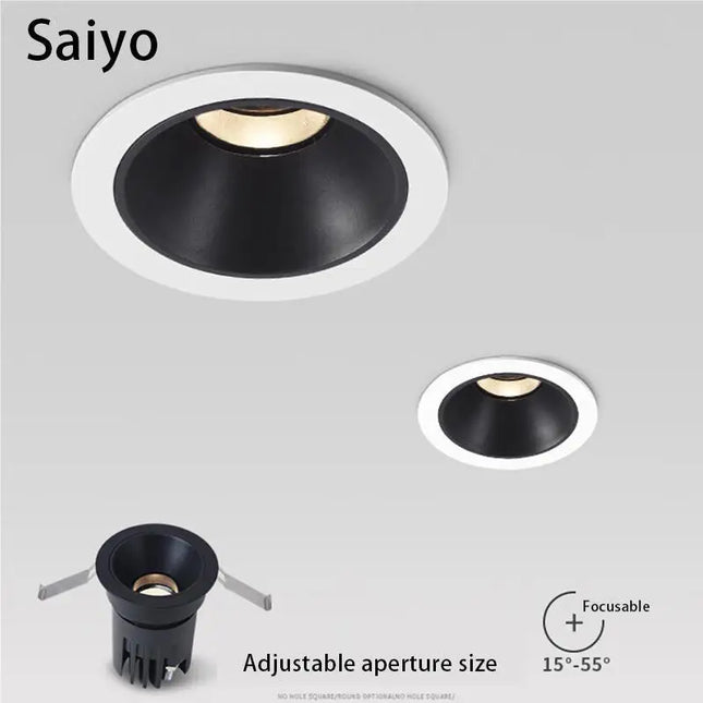 projecteurs led encastré spot 	foco lampe en aluminium