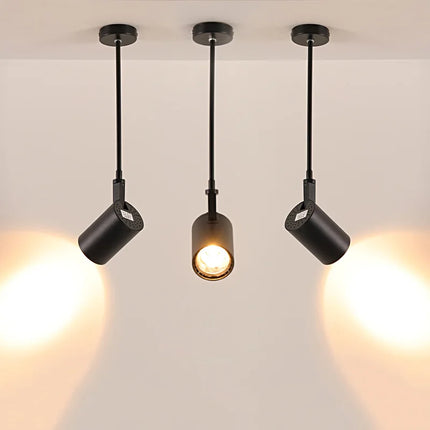 Plafonnier LED télescopique sur rail pour magasin et galerie d'art — LZ4X9P