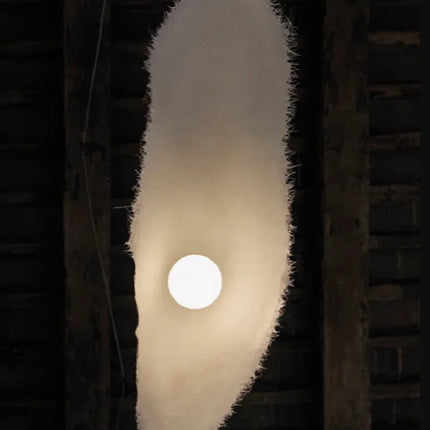 Lustre LED nordique style wabi sabi pour décoration rétro intérieure — LZ4X9P2