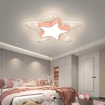 Plafonnier ciel étoilé pour chambre enfant ambiance nordique chaleureuse — LZ4Q7X