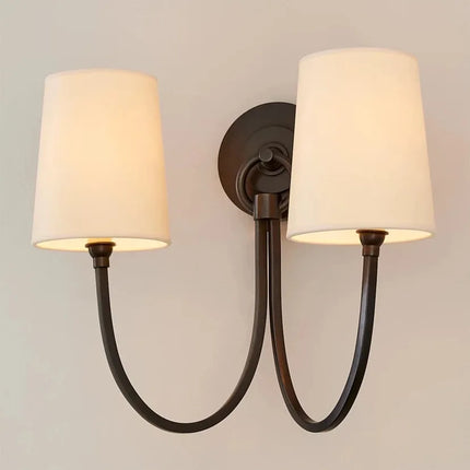 Applique murale en laiton avec abat-jour orientable — LZ4X9P2