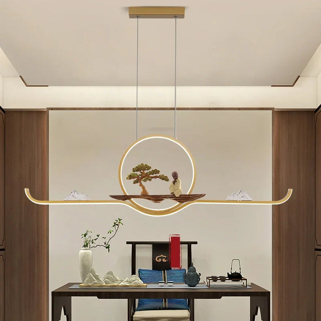 Suspension design chinois pour ambiance zen et moderne — LZ4G7T1